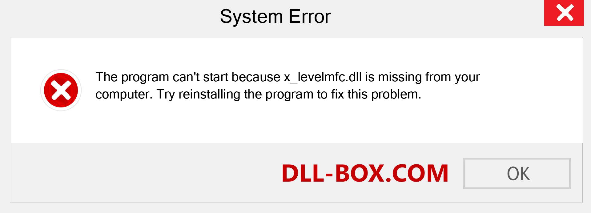  x_levelmfc.dll file is missing?. Download for Windows 7, 8, 10 - Fix  x_levelmfc dll Missing Error on Windows, photos, images